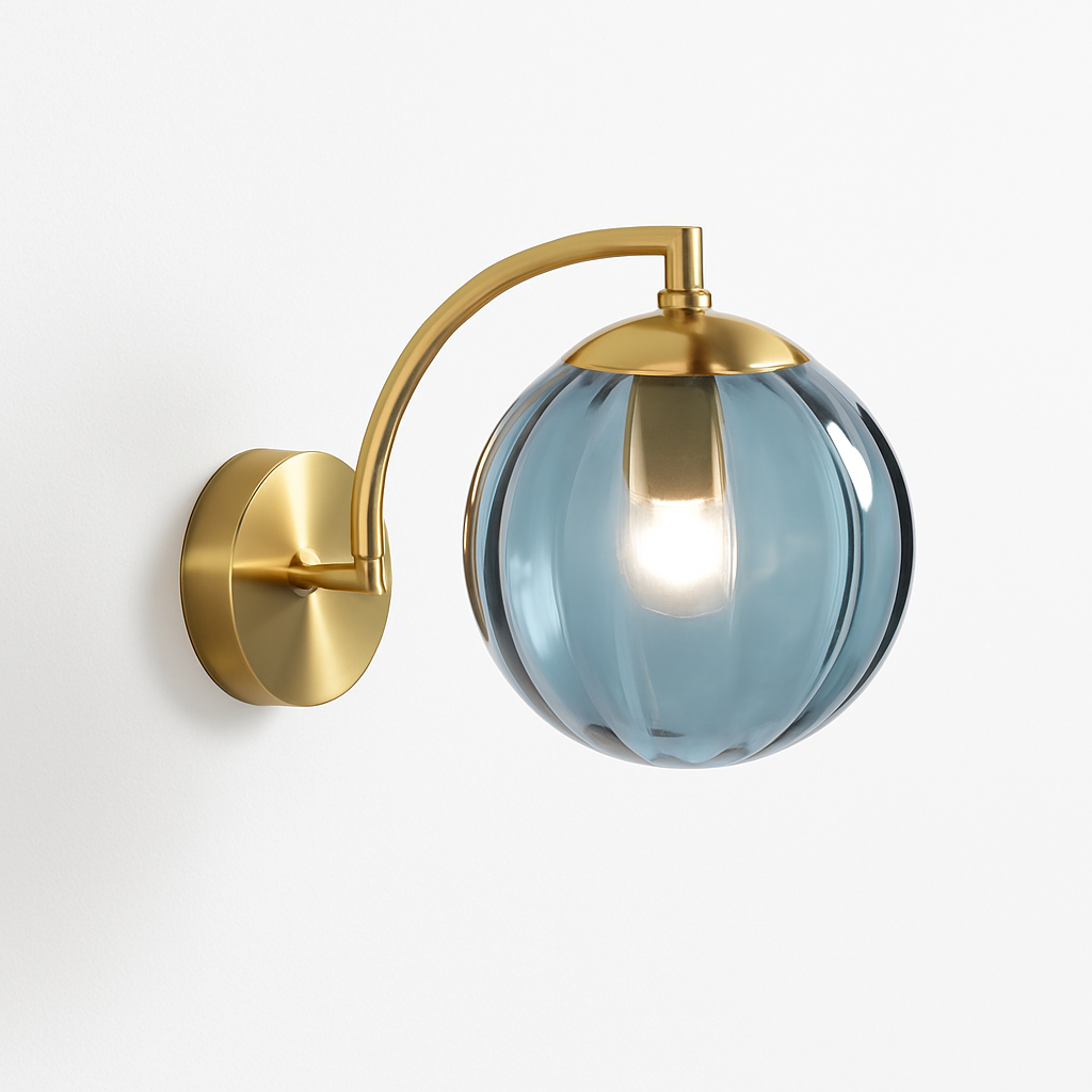 applique led moderne verre minimaliste - vue 8 sur 12