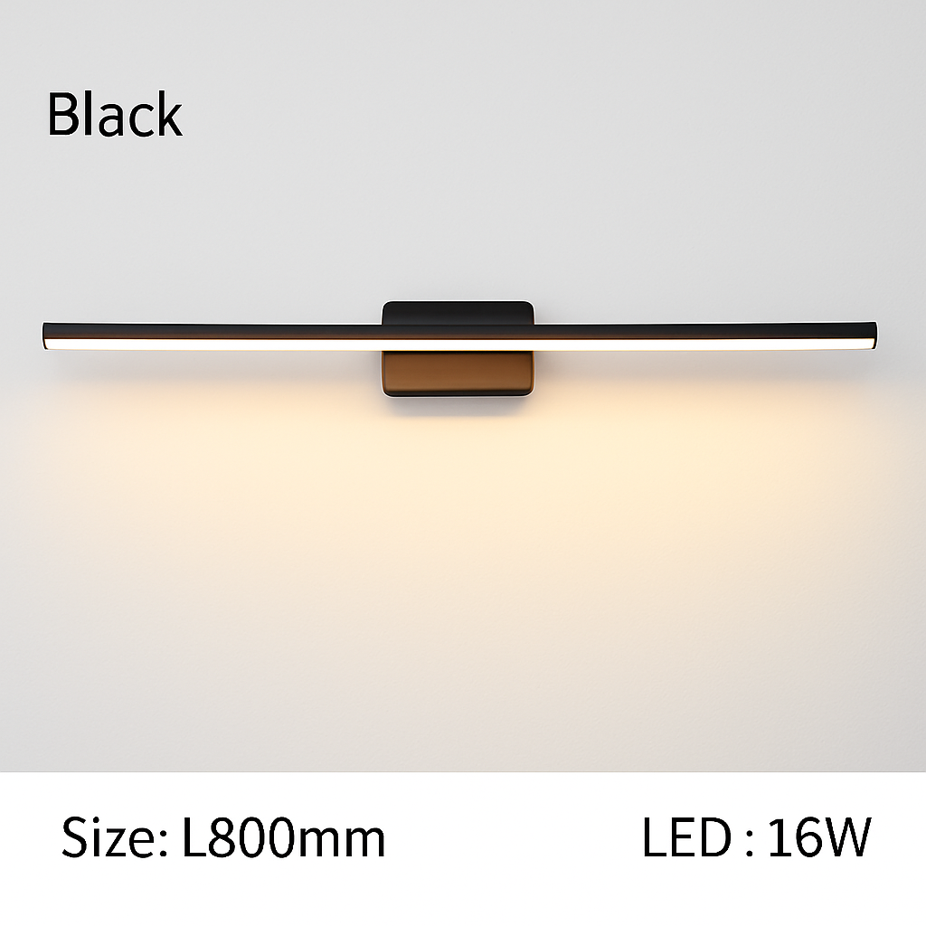 Applique miroir salle de bain à LED rectangulaire Cabinet - vue 15 sur 19