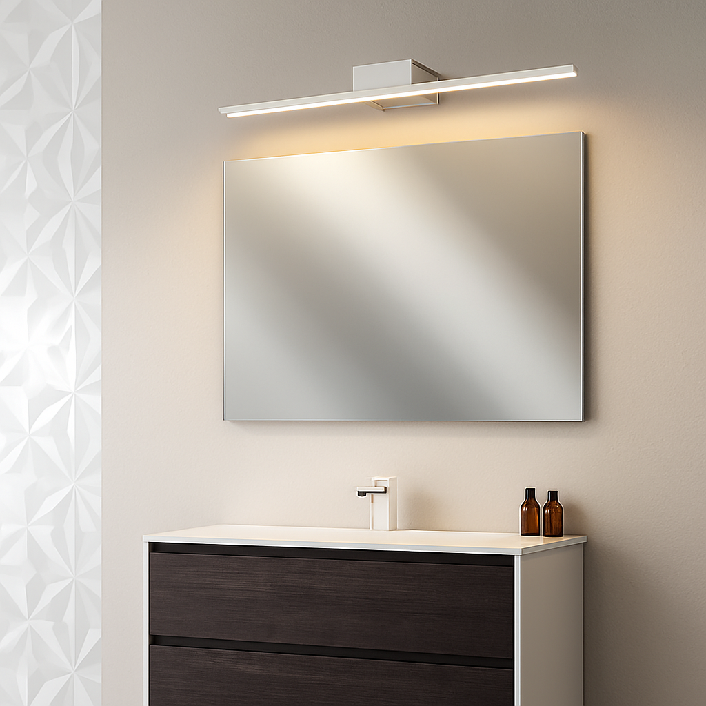 Applique miroir salle de bain à LED rectangulaire Cabinet - vue 7 sur 19