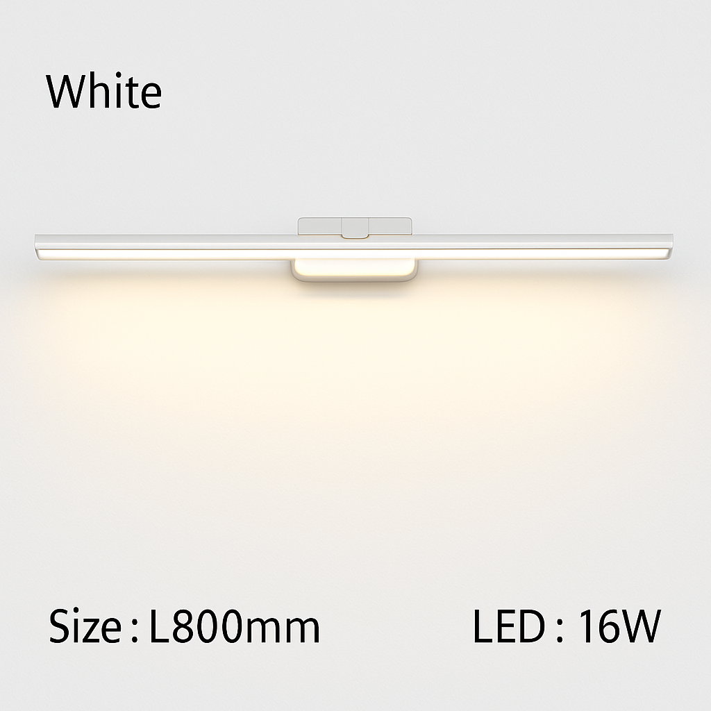 Applique miroir salle de bain à LED rectangulaire Cabinet - vue 9 sur 19