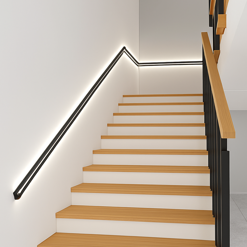 applique murale à accoudoir long montée en surface éclairage simple décoratif