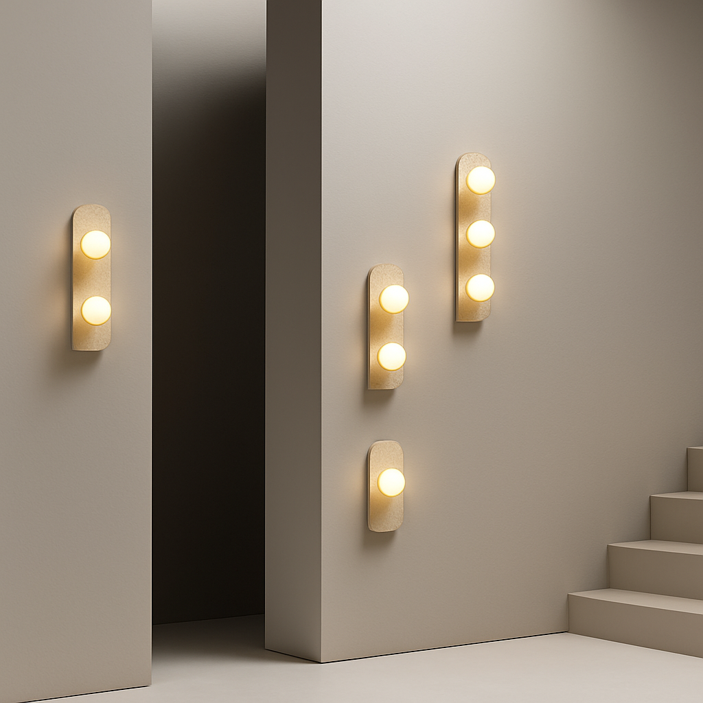 applique murale artistique en pierre naturelle pour luminaires d'ambiance - vue 5 sur 21