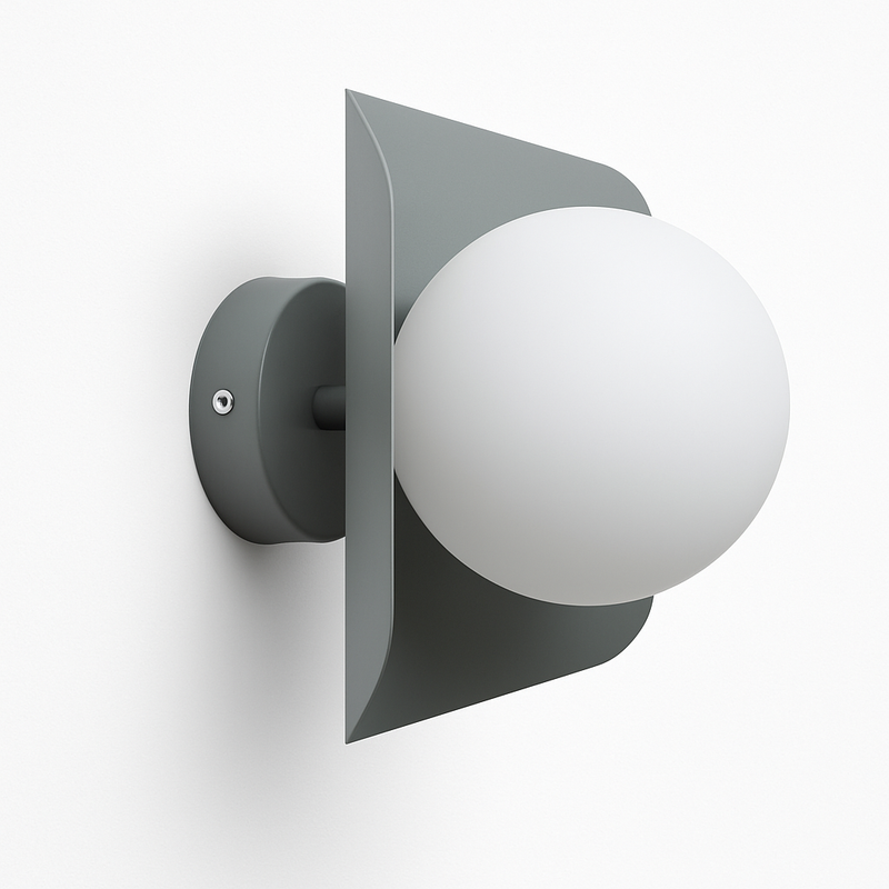 Applique murale avec boule blanche Morden Minimalist à LED (de couleurs)