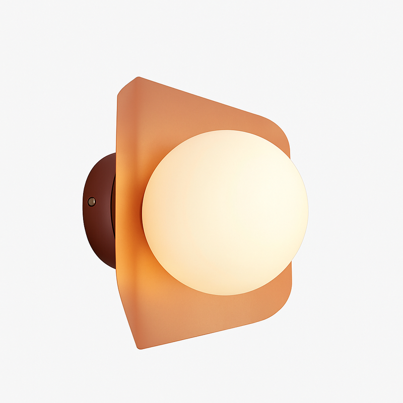 Applique murale avec boule blanche Morden Minimalist à LED (de couleurs)