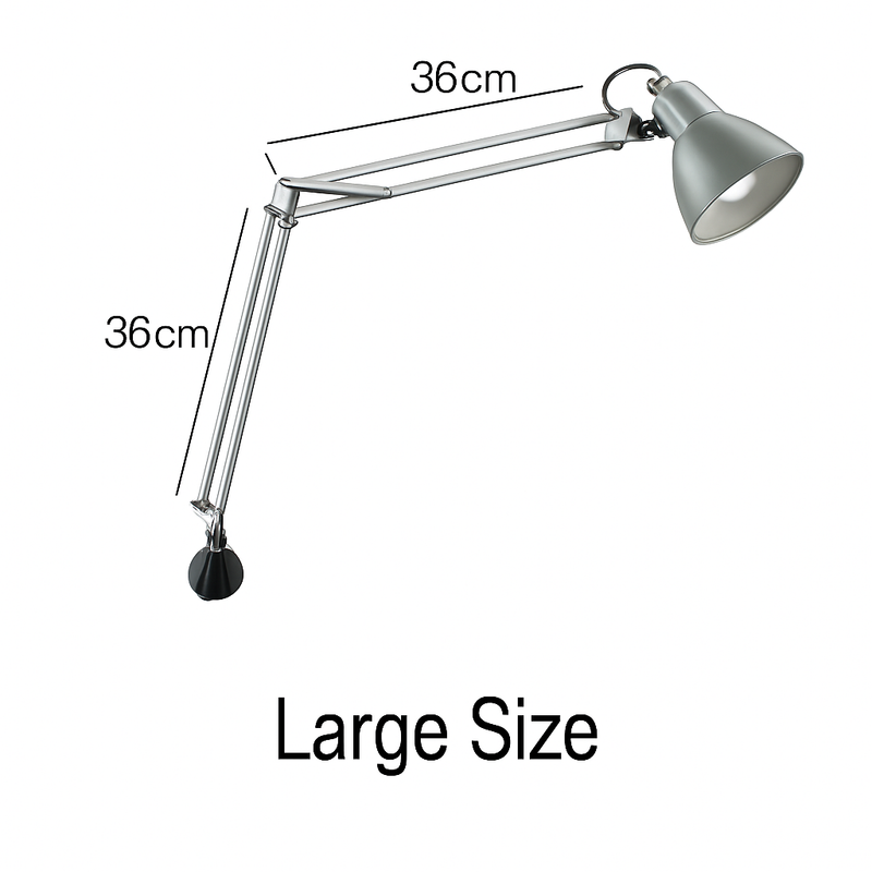 Applique murale bras articulé avec lampe American