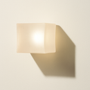Minimalist nordic designer glass square wall light