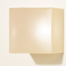 Minimalist nordic designer glass square wall light
