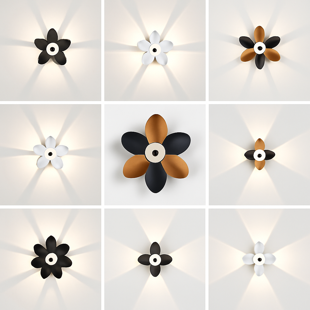 Applique murale fleur