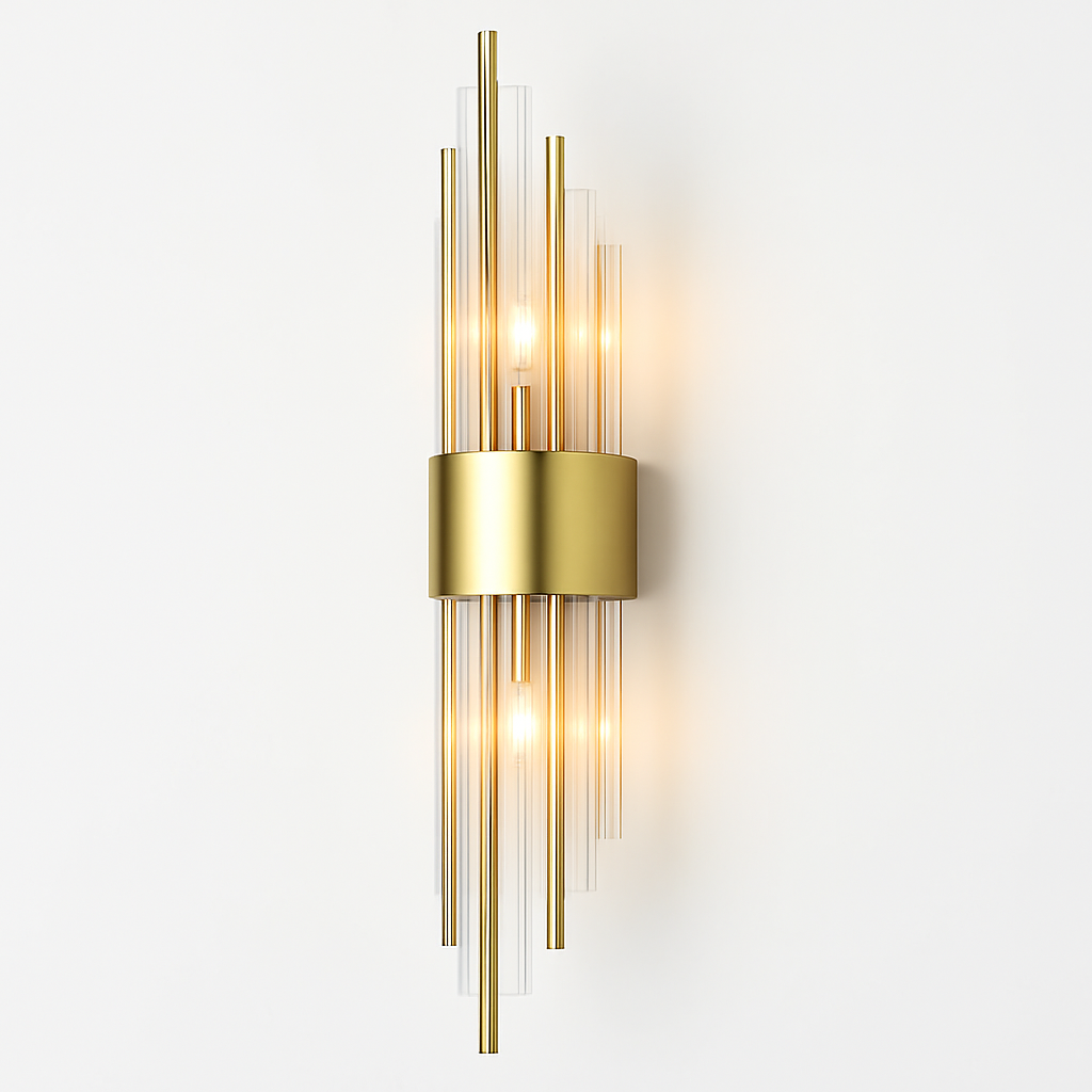 Applique murale de luxe LED moderne en or - vue 2 sur 15