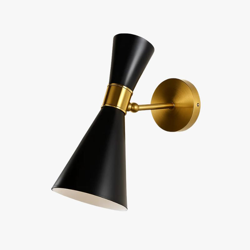 Gold lampshades