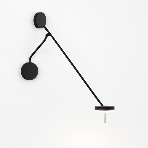 applique murale design avec bras pivotant réglable et poteau flexible