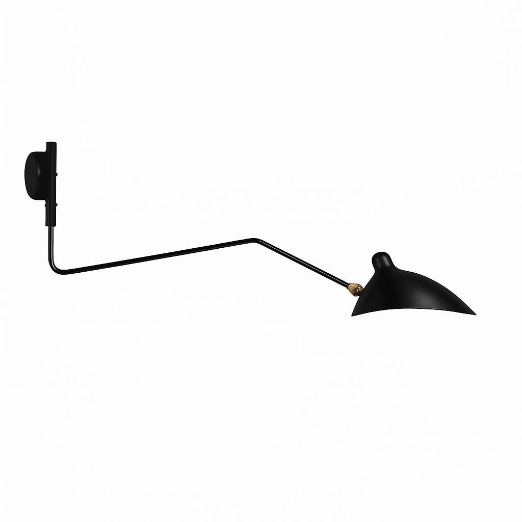 Applique murale design LED dirigeable style retro Swing - vue 10 sur 13