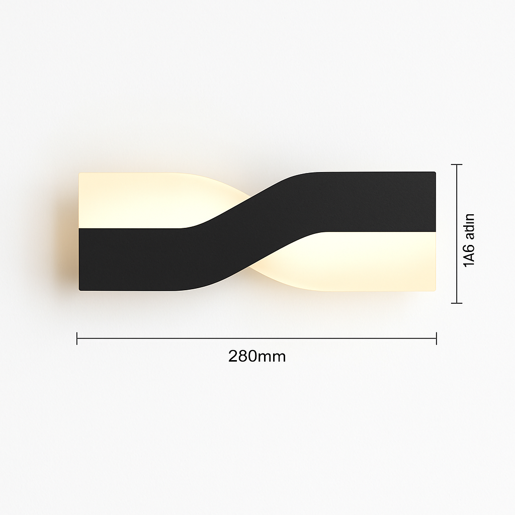 Applique murale design à LED en métal Loft Mirror - vue 7 sur 8