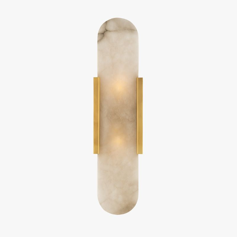 Applique murale design LED en marbre arrondi style Shining