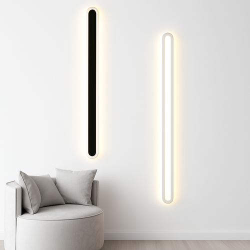 Applique murale design LED métallique et rectangulaire Jack