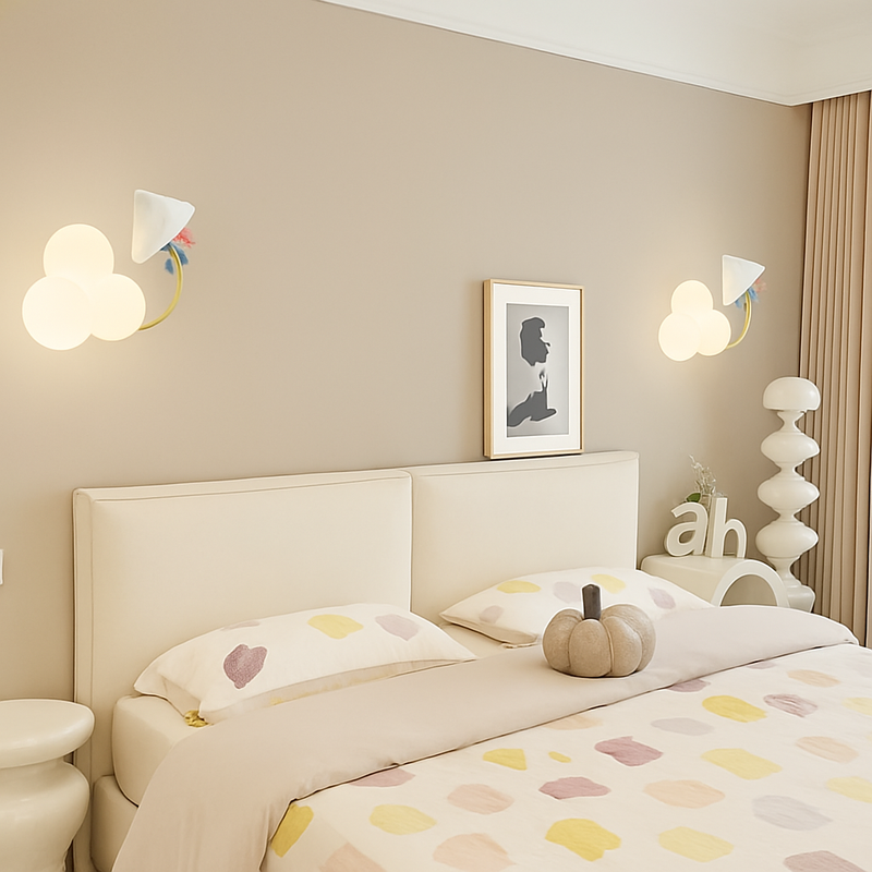 applique murale Dessin animé avion abat-jour étoile arc-en-ciel cerf-volant montgolfière nuage veilleuse enfants