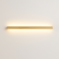 Minimalist solid wood wall light for interior decoration