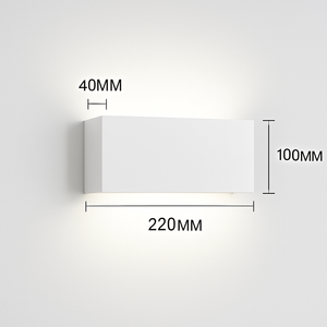 applique murale en brique dorée pour intérieur moderne éclairage led