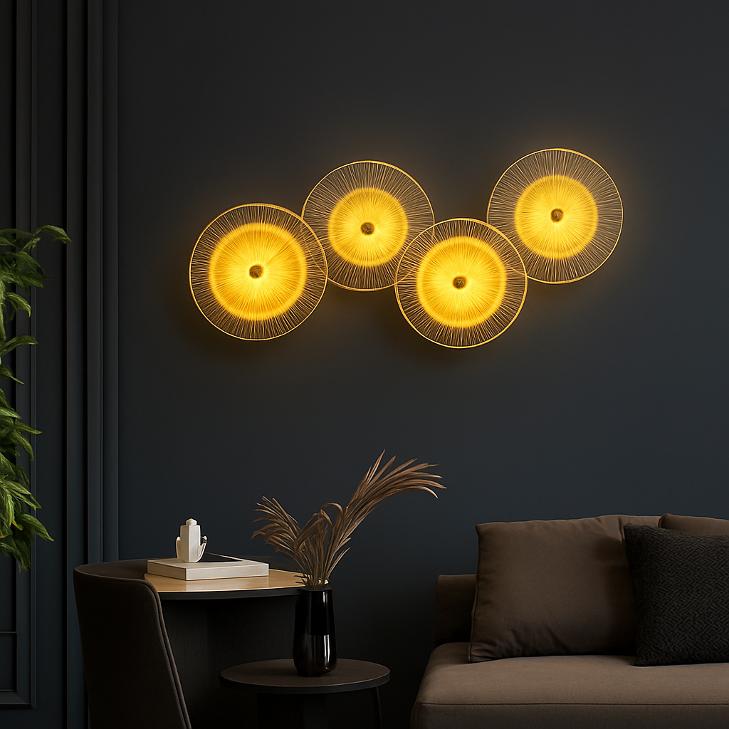 applique murale en cristal design moderne pour intérieur décoratif - vue 6 sur 11