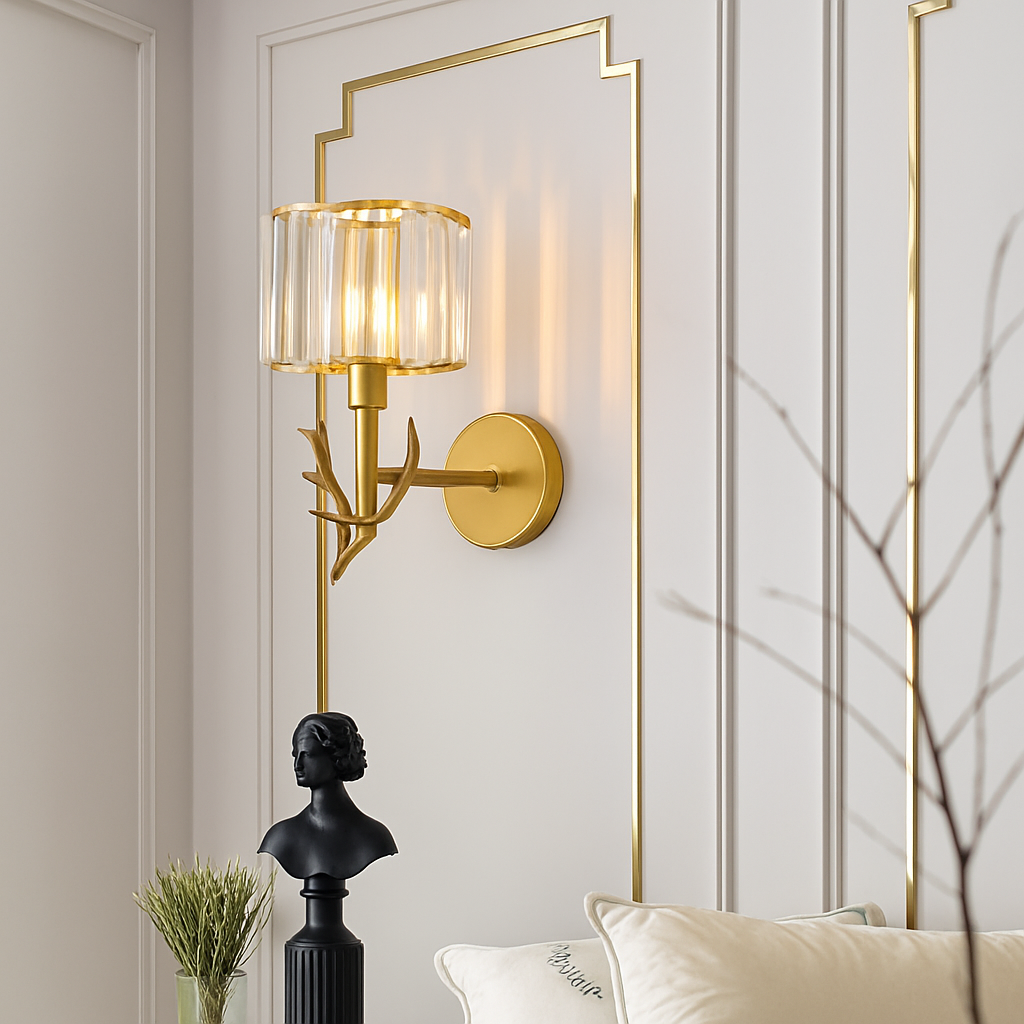 applique murale en cristal moderne pour décoration intérieure élégante - vue 7 sur 14