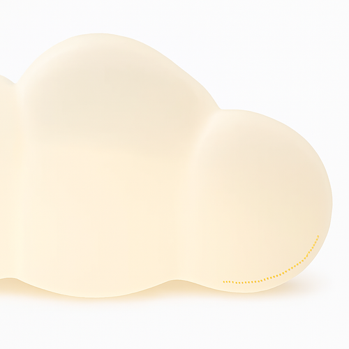 Applique murale en forme de nuage blanc pour chambre d'enfant - vue 3 sur 8