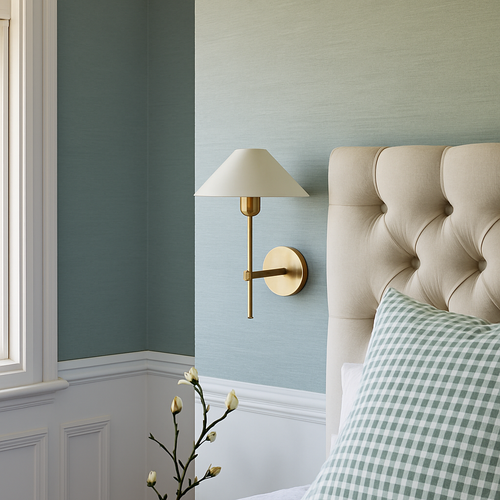 applique murale en tissu style américain design moderne pour éclairage intérieur