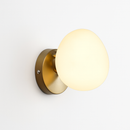 Minimalist nordic irregular glass wall light