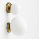 Minimalist nordic irregular glass wall light