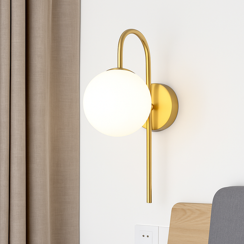 applique murale en verre pour éclairage intérieur élégant