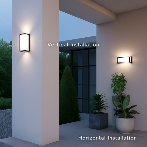 Applique murale extérieure Led moderne étanche IP65 balcon jardin clôture lumières porche extérieur lumière applique murale extérieure 110v 220v - vue 2 sur 7