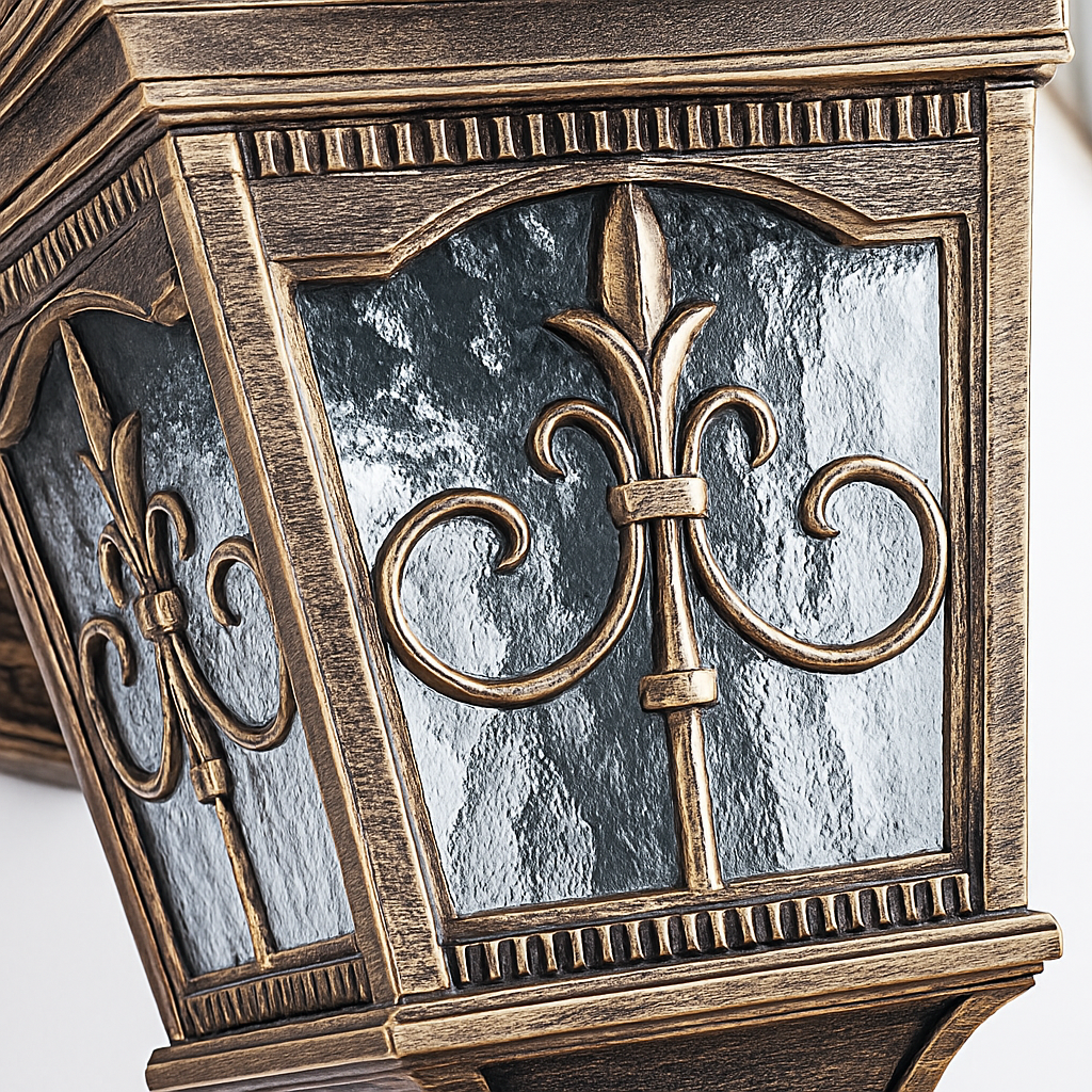 applique murale extérieure rétro pour éclairage jardin et cour - vue 6 sur 8