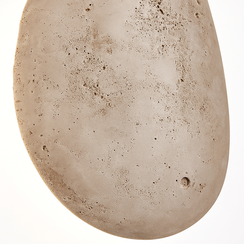 applique murale extérieure étanche en travertin naturel à led