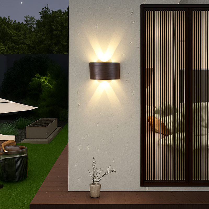 applique murale extérieure étanche moderne et créative à led