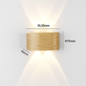 Modern creative waterproof outdoor LED wall light