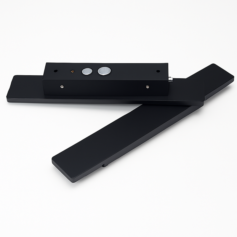 Applique murale extérieures imperméables bande aluminium appliques murales 18W LED noir applique chambre extérieur luminaires extérieurs