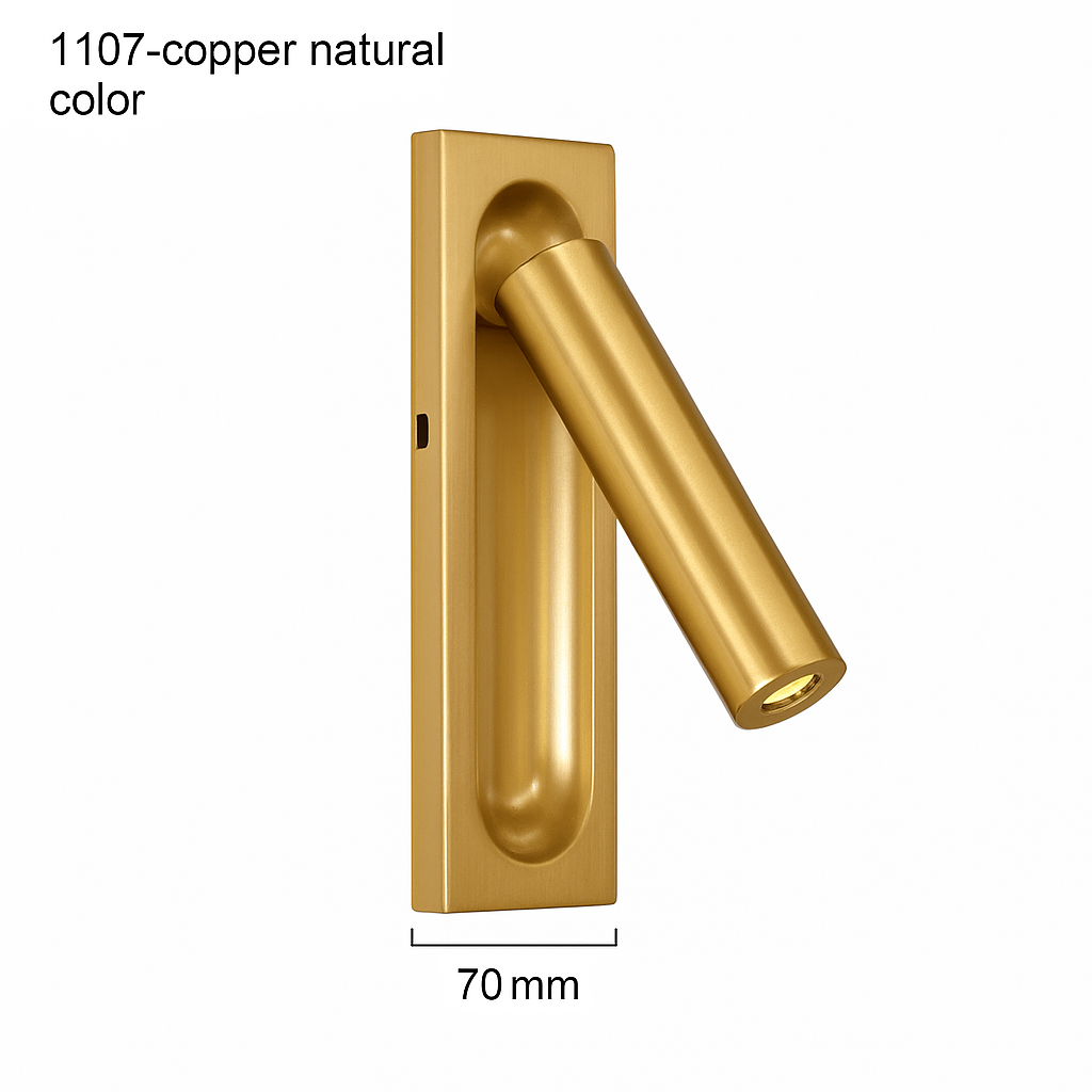 Applique murale intérieure 110-240V 3W avec chargement USB - vue 10 sur 12