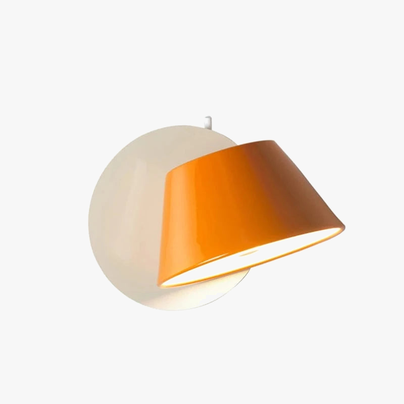 Applique murale LED abat-jour conique rotatif