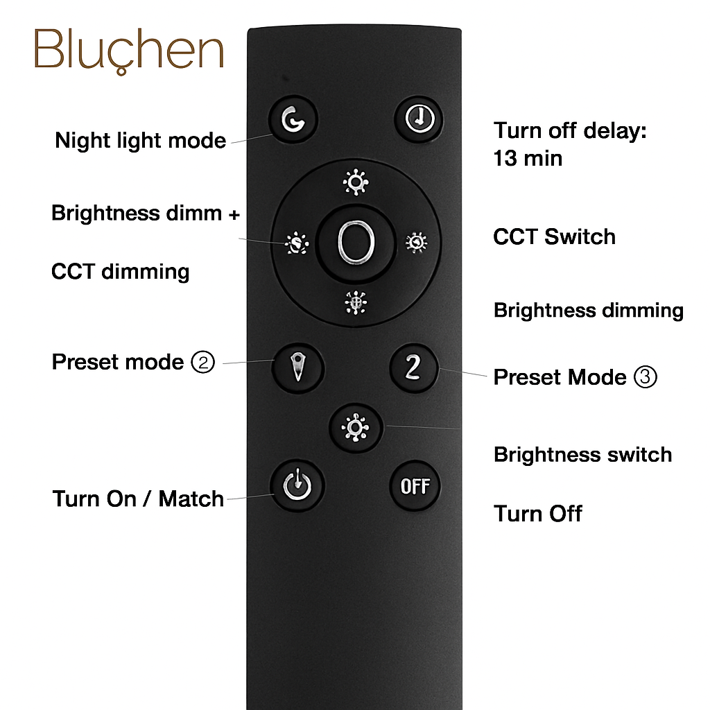 applique murale à led avec télécommande et variateur moderne - vue 4 sur 18
