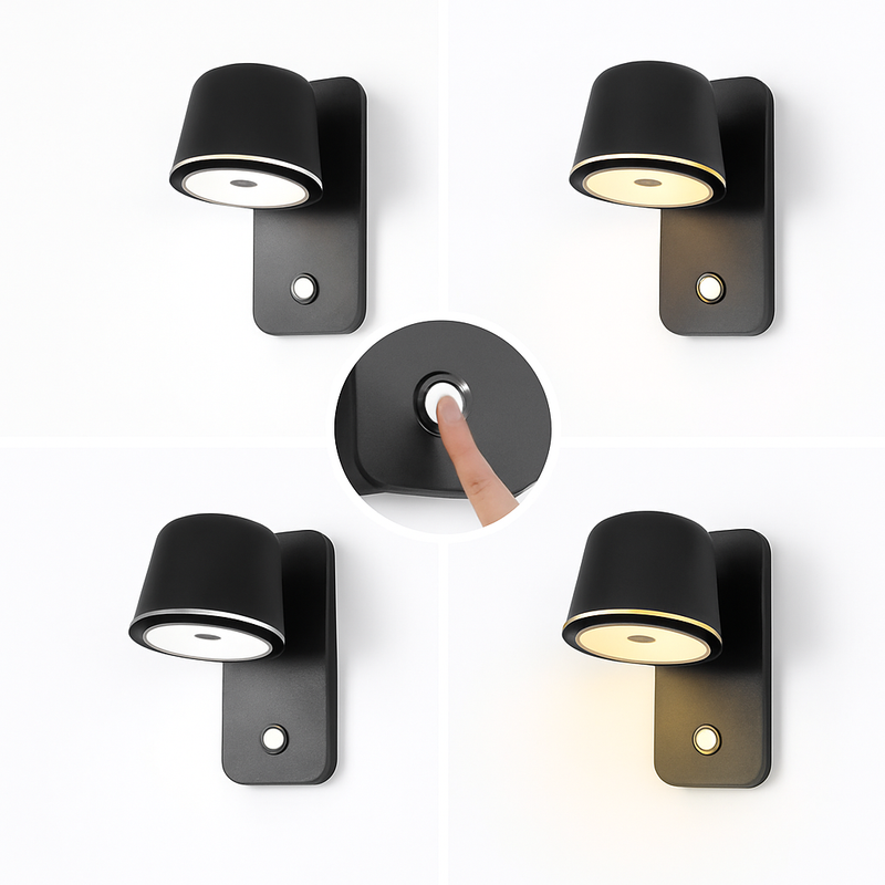 Applique murale LED avec variateur tactile et réglable Aisilan