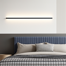 minimalist cuboid LED wall light in aluminum with dimmable remote control