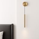 applique murale led de luxe en cuivre à hauteur réglable
