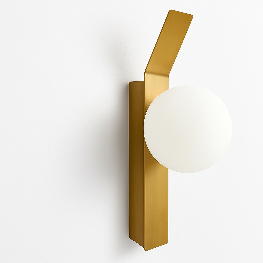applique murale à led design minimaliste en verre pour intérieur - vue 6 sur 8