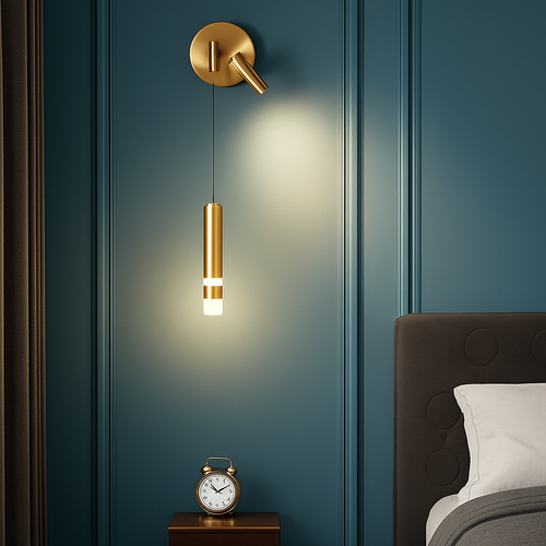 applique murale led double tête acrylique maison décor - vue 4 sur 15