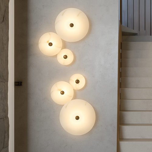 Applique murale LED en marbre naturel - vue 4 sur 10