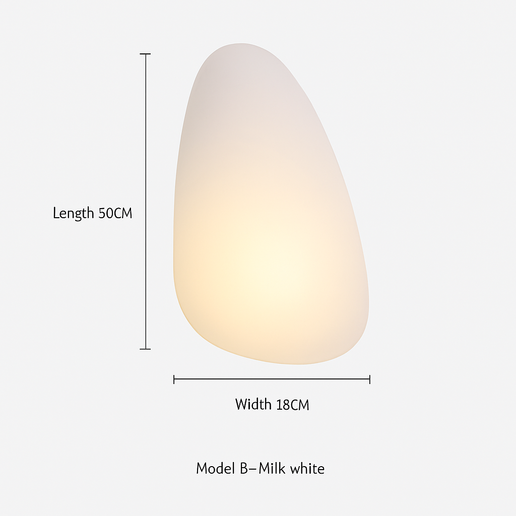 Applique murale LED en verre de couleur au Design nordique - vue 12 sur 22