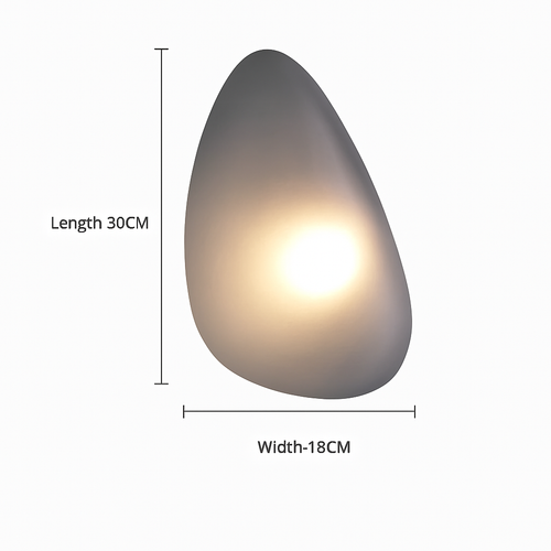 Applique murale LED en verre de couleur au Design nordique - vue 14 sur 22