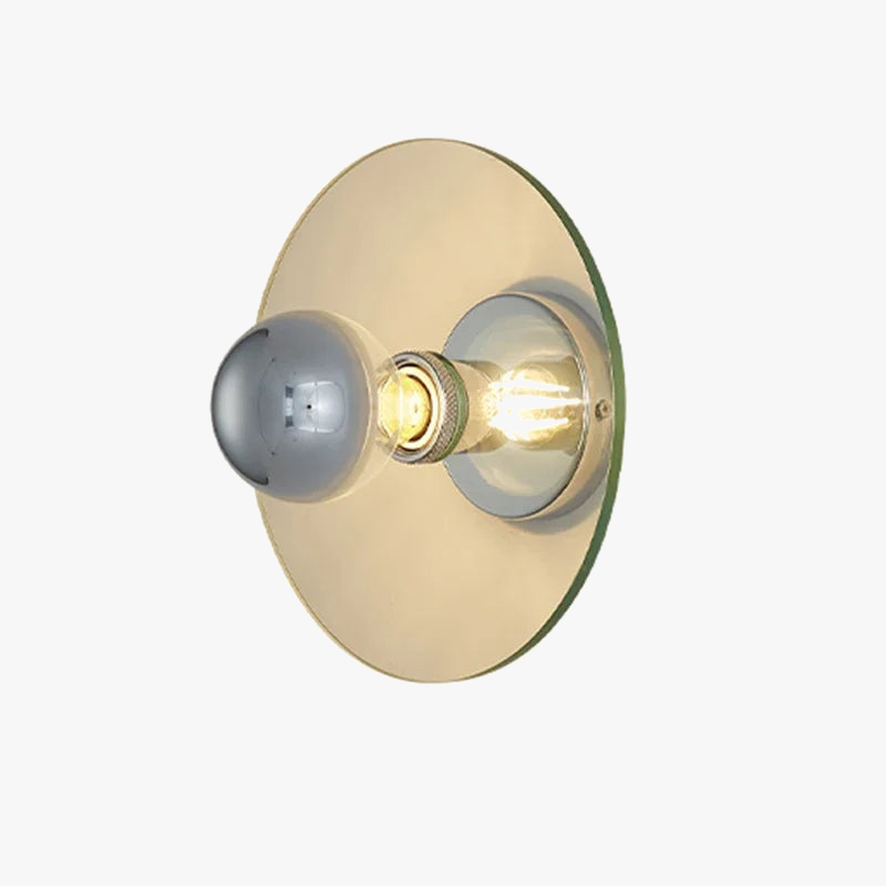 applique murale led en verre design minimaliste nordique lumineuse