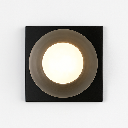 applique murale led en verre design moderne pour intérieur