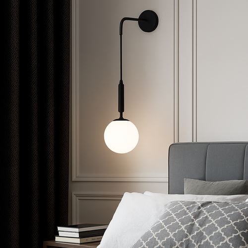 Applique murale LED en verre Simple et moderne - vue 4 sur 10