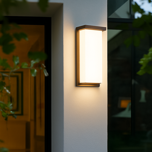 applique murale led extérieure en aluminium imperméable et décorative
